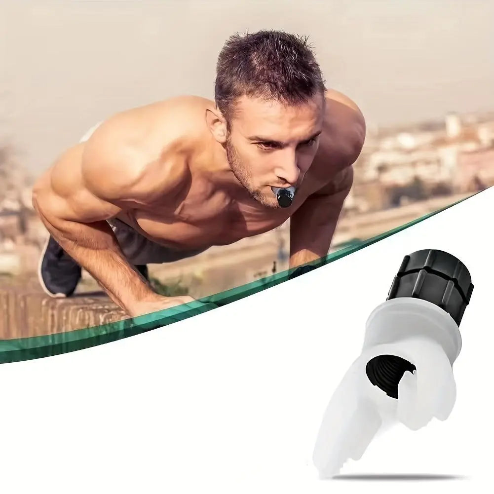 Breathing Exercise Tool for Lungs, Portable Adjustable Resistance Lung Exerciser, Lung Capacity Abdominal Breathing Trainer, Fitness Trainer Accessories, Training Equipment for Gym Workout Use for New Year Gift